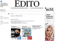 Desktop Screenshot of edito-online.ch
